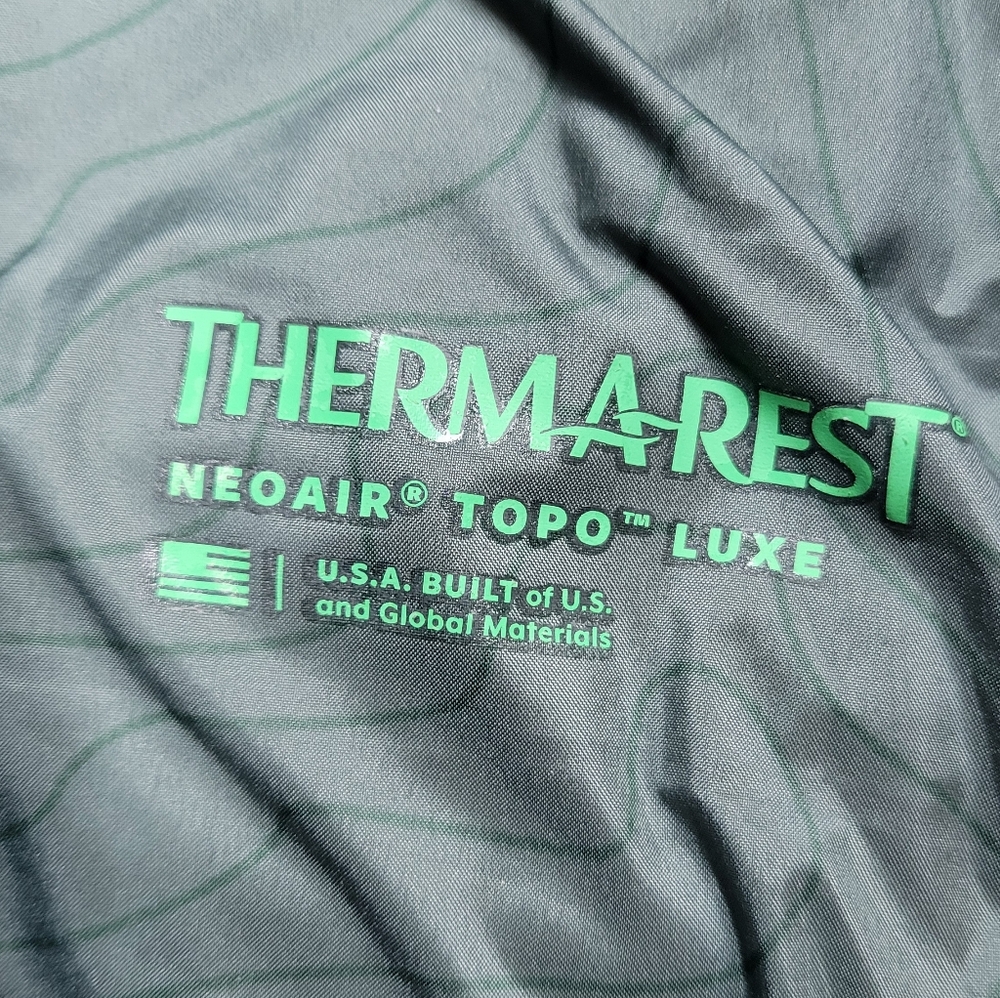 2 Thermarest Neoair Topo Luxe Camping Pads Patch Kits Pump Mattress Coupler Kit.